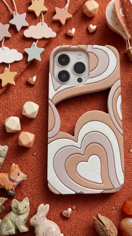 Orange Heart Case